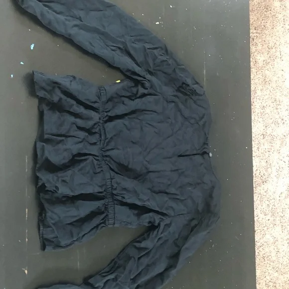 LOFT Black Long Sleeve Blouse - Picture 3 of 3